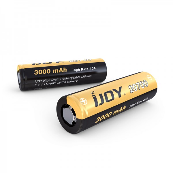 iJoy 20700 3.7V 3000mAh 40A Batteries iJoy 20700 3.7V 3000mAh 40A Batteries