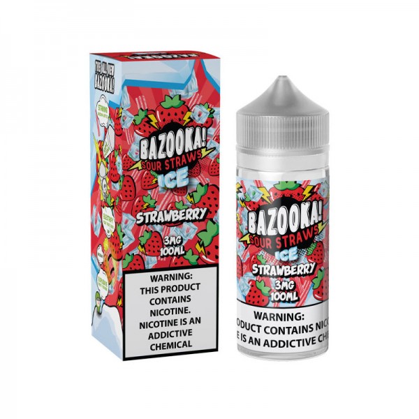 Bazooka - Strawberry Sour Straws ICE 100mL