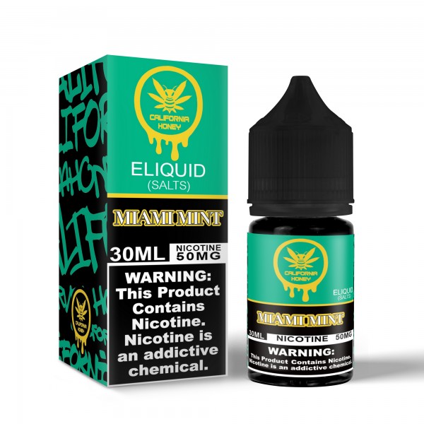 California Honey Salt - Miami Mint 30mL