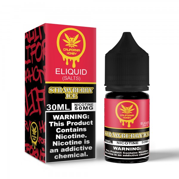 California Honey Salt - Strawberry Ice 30mL