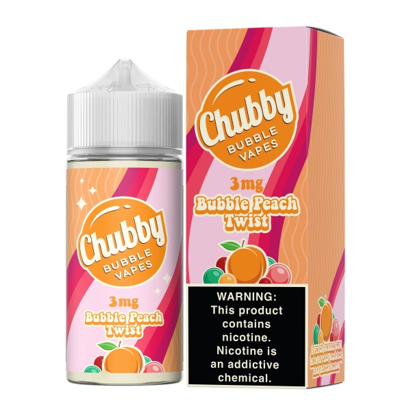 Chubby Bubble Vapes - Bubble Peach Twist 100mL