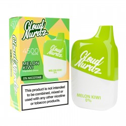 Cloud Nurdz 4500 Disposable 0% NICOTINE FREE - Melon Kiwi