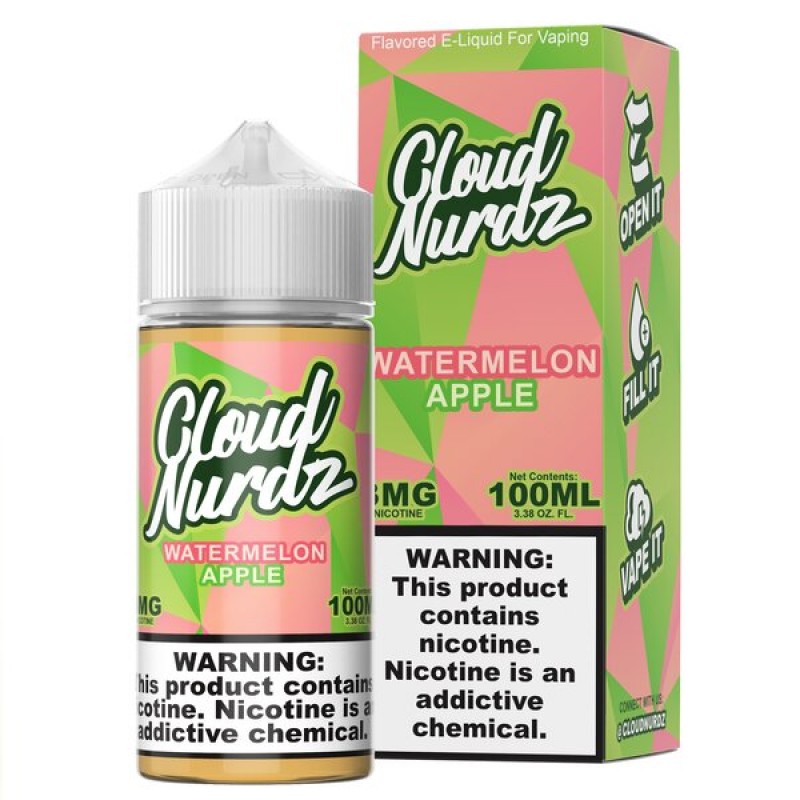 Cloud Nurdz Synthetic - Watermelon Apple 100mL