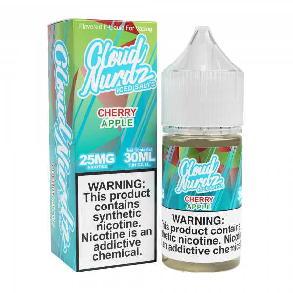 Cloud Nurdz Synthetic Salt - Cherry Apple ICED 30mL