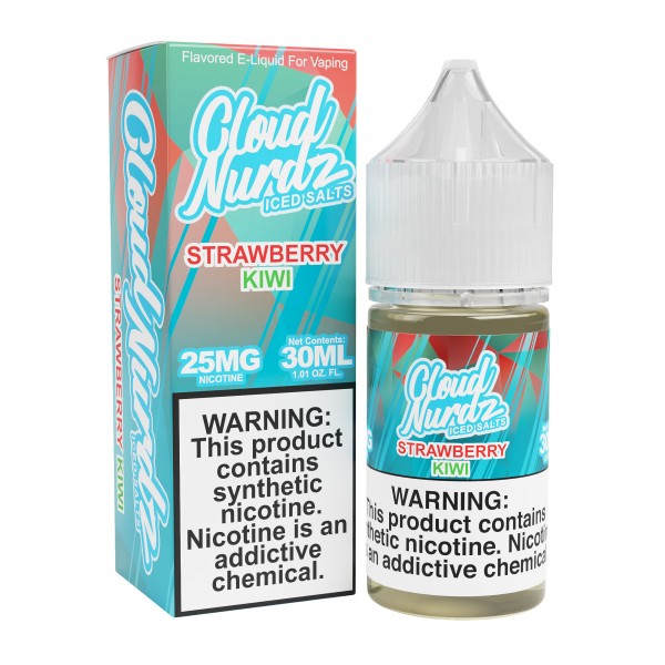 Cloud Nurdz Synthetic Salt - Strawberry Kiwi ICED 30mL