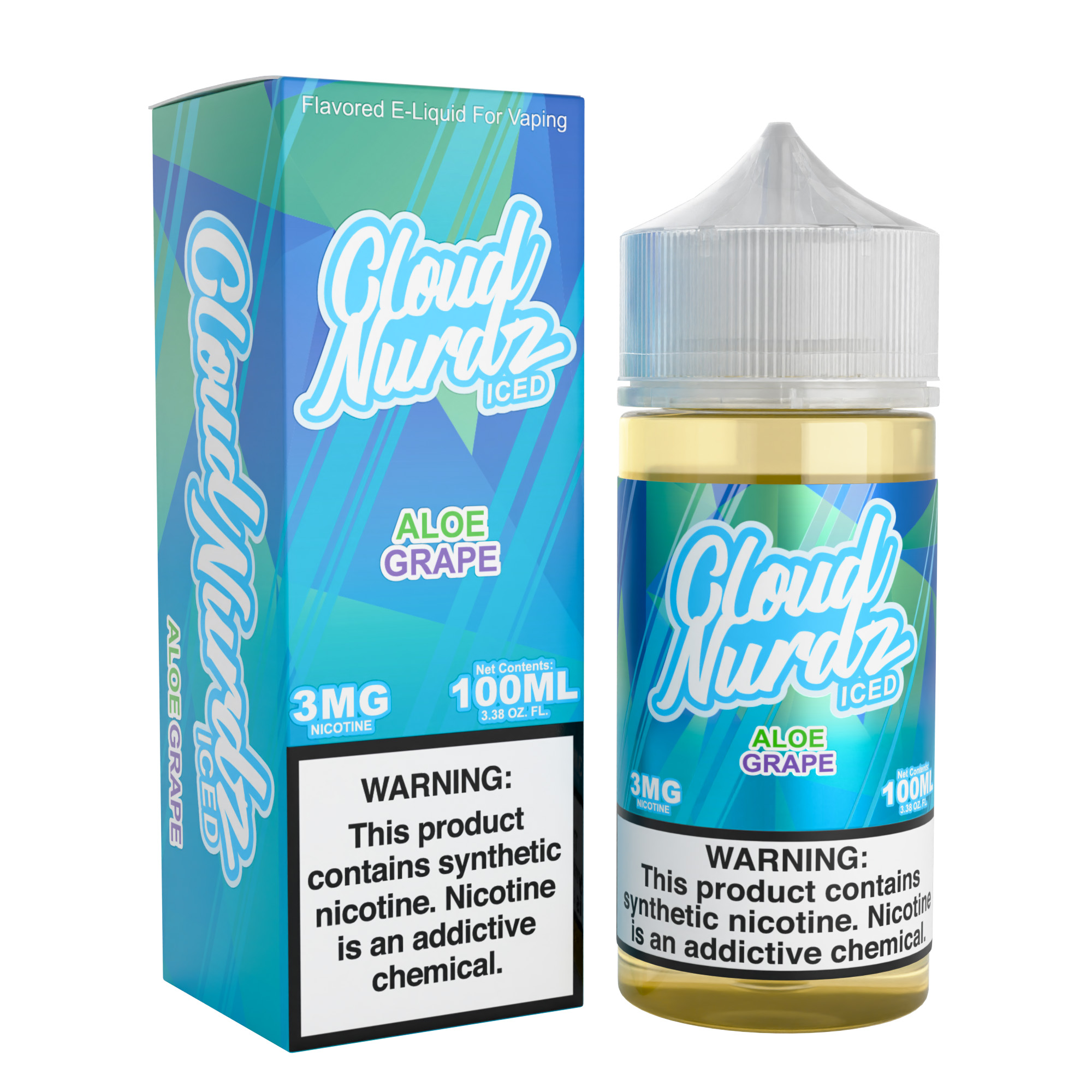 Cloud Nurdz Synthetic - Aloe Grape ICED 100mL