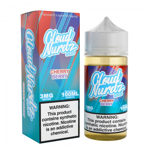 Cloud Nurdz Synthetic - Cherry Berry ICED 100mL