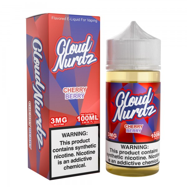 Cloud Nurdz Synthetic - Cherry Berry 100mL