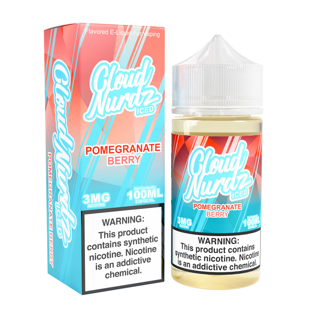 Cloud Nurdz Synthetic - Pomegranate Berry ICED 100mL