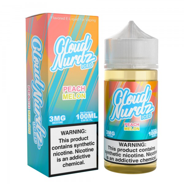 Cloud Nurdz Synthetic - Peach Melon ICED 100mL