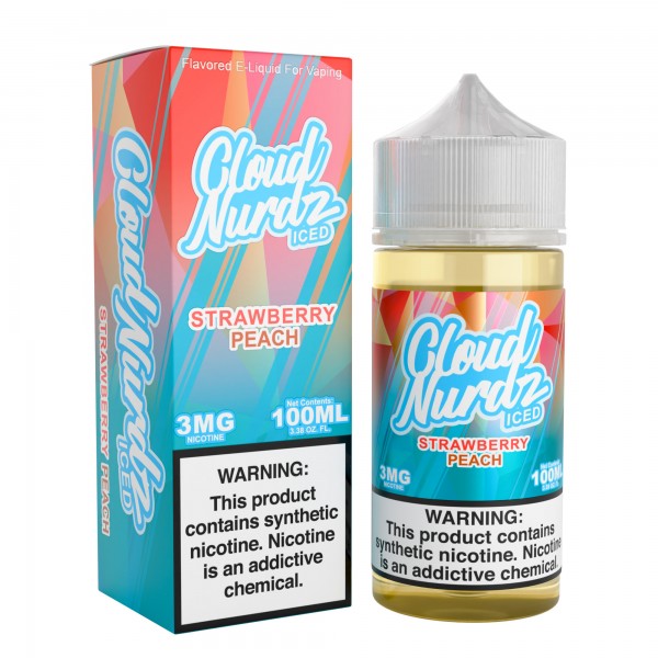 Cloud Nurdz Synthetic - Strawberry Peach ICED 100mL