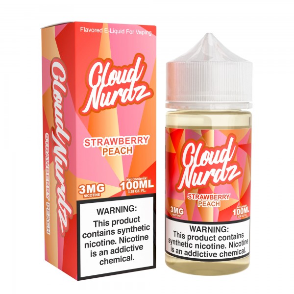 Cloud Nurdz Synthetic - Strawberry Peach 100mL