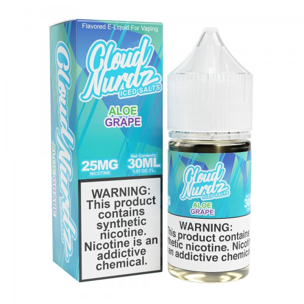 Cloud Nurdz Synthetic Salt - Aloe Grape ICED 30mL