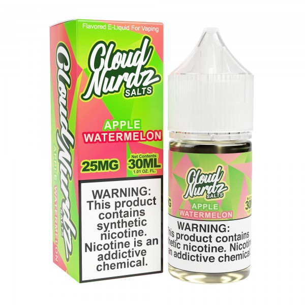 Cloud Nurdz Synthetic Salt - Watermelon Apple 30mL