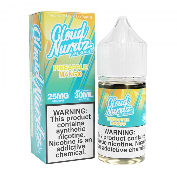 Cloud Nurdz Synthetic Salt - Pineapple Mango ICED 30mL