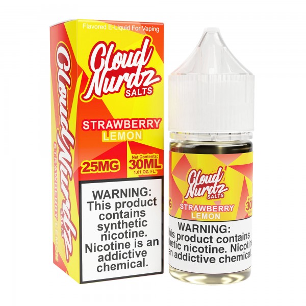 Cloud Nurdz Synthetic Salt - Strawberry Lemon 30mL