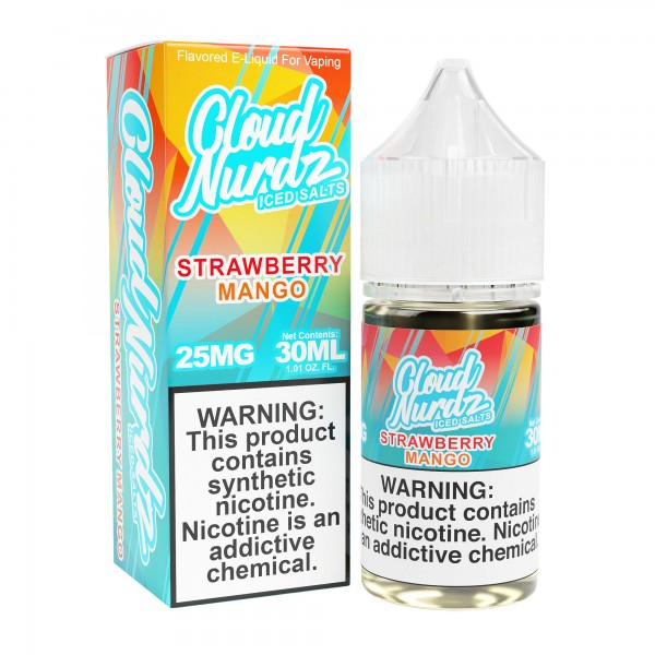 Cloud Nurdz Synthetic Salt - Strawberry Mango ICED 30mL