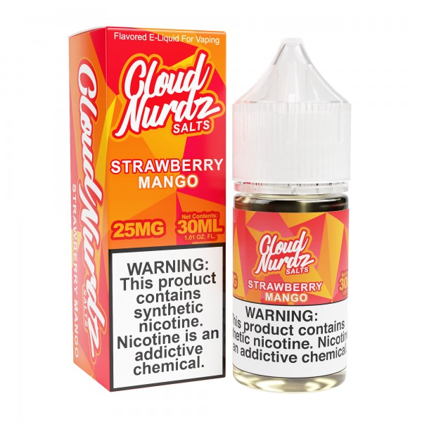 Cloud Nurdz Synthetic Salt - Strawberry Mango 30mL
