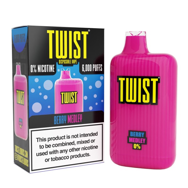 TWIST 6000 Disposable 0% NICOTINE FREE - Berry Medley