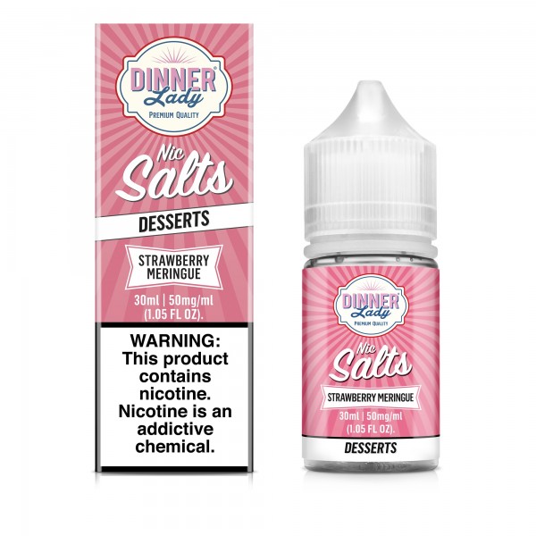 Dinner Lady Salt - Strawberry Meringue 30mL