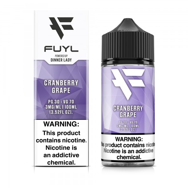 FUYL Powered by Dinner Lady - Cranberry Grape 100mL