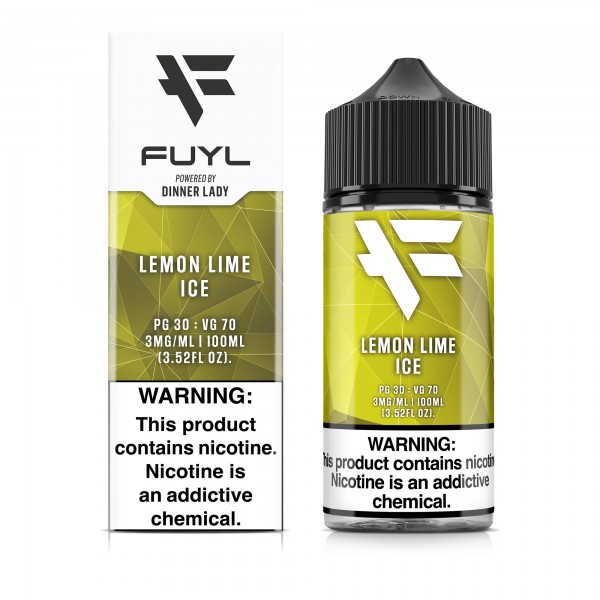 FUYL Powered by Dinner Lady - Lemon Lime Ice 100mL