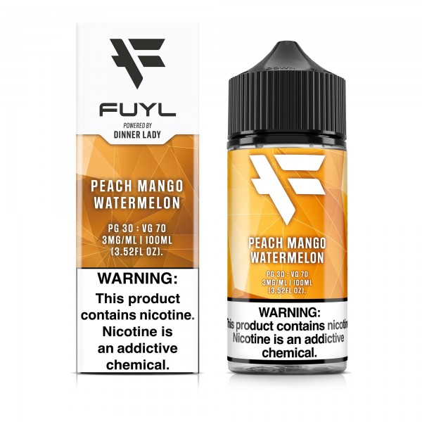 FUYL Powered by Dinner Lady - Peach Mango Watermelon 100mL