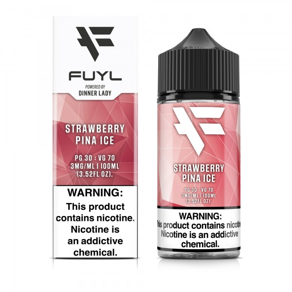 FUYL Powered by Dinner Lady - Strawberry Pina Ice 100mL