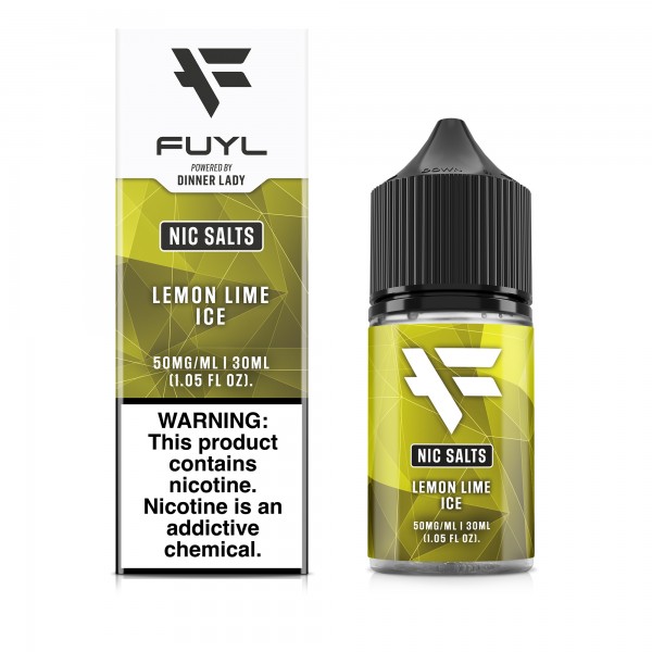 FUYL Salts Powered by Dinner Lady - Lemon Lime Ice 30mL