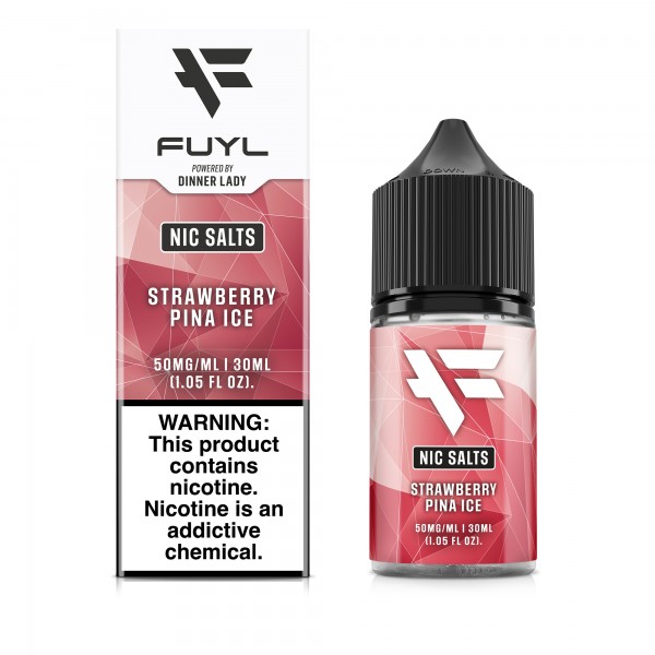 FUYL Salts Powered by Dinner Lady - Strawberry Pina Ice 30mL