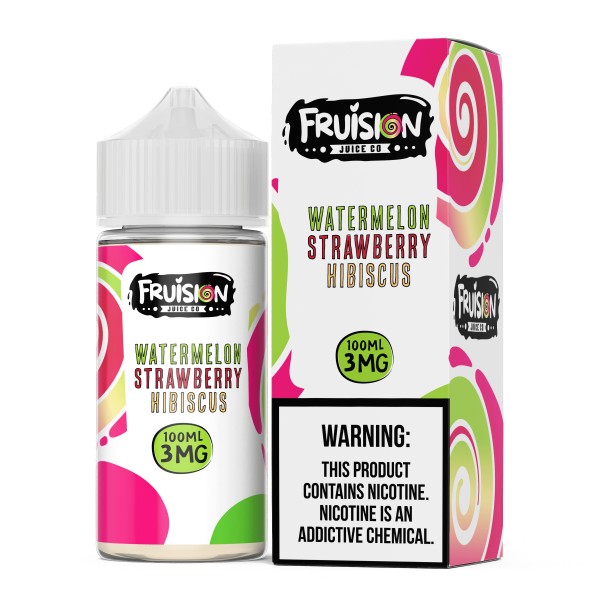 Fruision Juice Co - Watermelon Strawberry Hibiscus 100mL