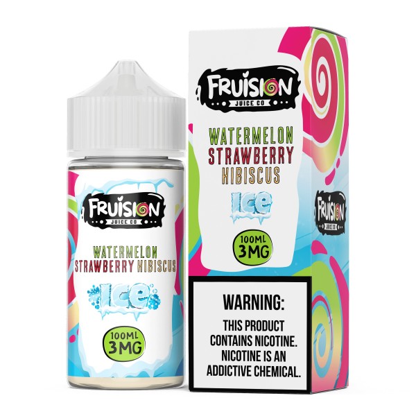 Fruision Juice Co - Watermelon Strawberry Hibiscus ICE 100mL