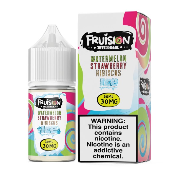 Fruision Juice Co Salt - Watermelon Strawberry Hibiscus ICE 30mL