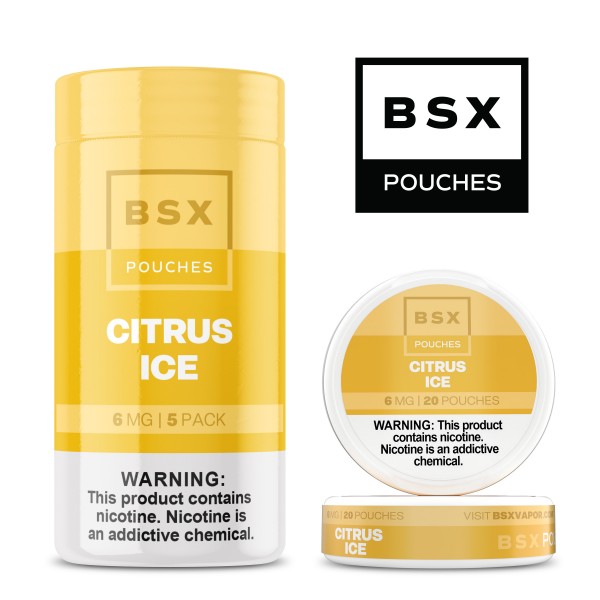 BSX Pouches 5pk - Citrus Ice