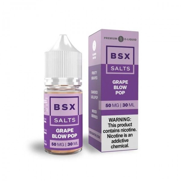 Glas BSX Salts - Grape Blow Pop 30mL