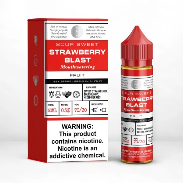 Glas BSX Series - Strawberry Blast 60mL