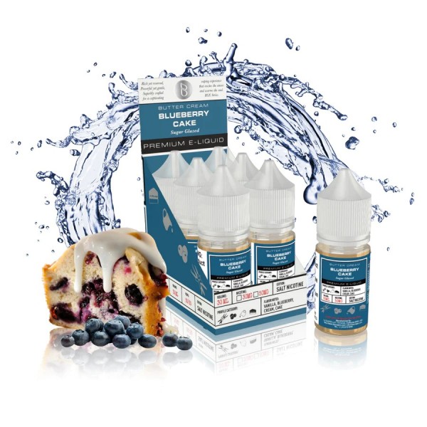 Glas BSX Synthetic Salt - Blueberry Cake 30mL