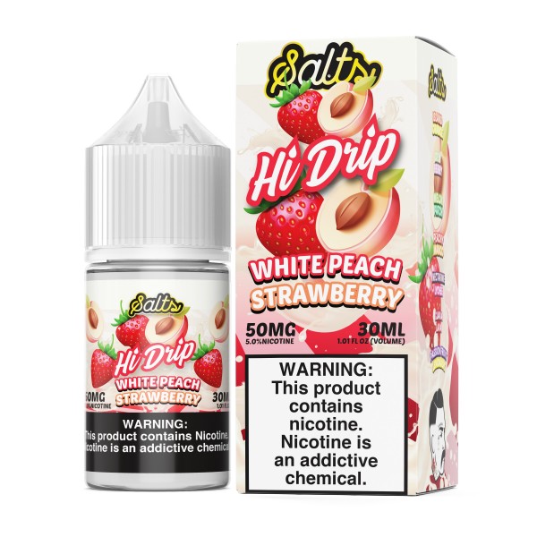 Hi-Drip Salt - White Peach Strawberry 30mL