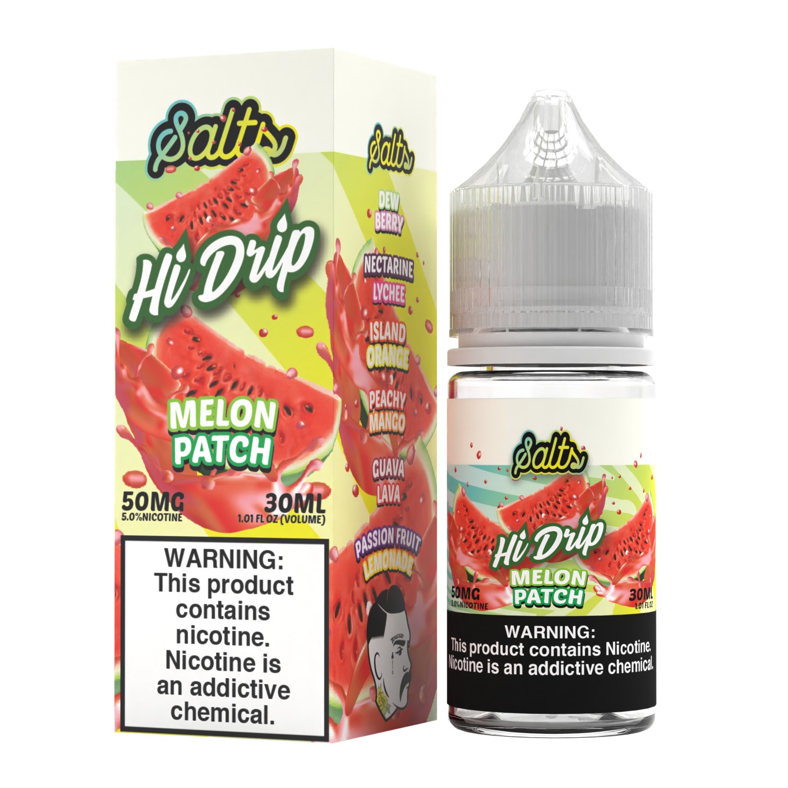 HiDrip Salt Melon Patch 30mL Watermelons