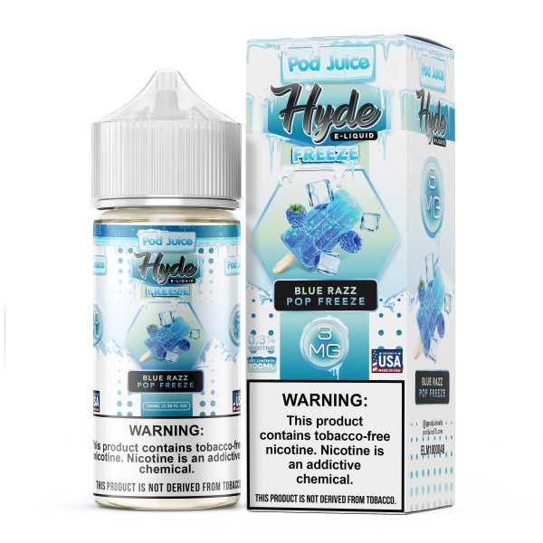 Hyde Pod Juice Synthetic - Blue Razz Pop Freeze 100mL