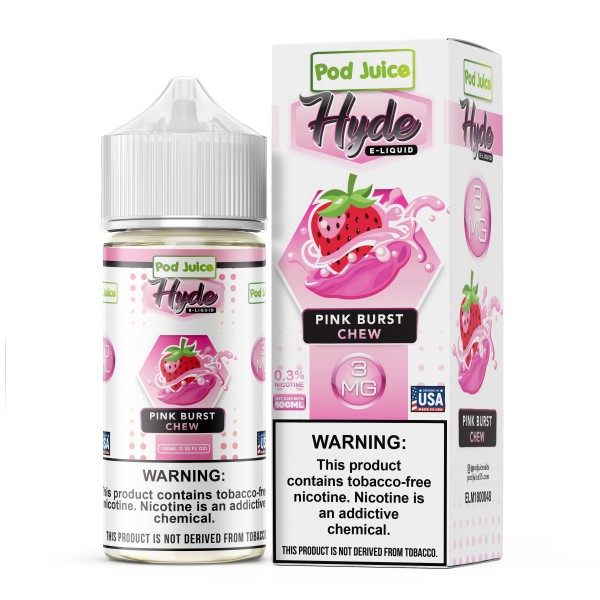 Hyde Pod Juice Synthetic - Pink Burst Chew 100mL