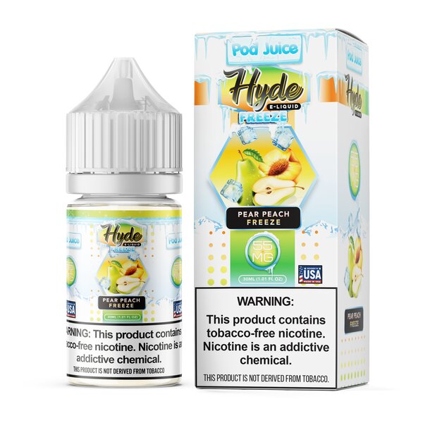Hyde Pod Juice Synthetic Salts - Pear Peach Freeze 30mL