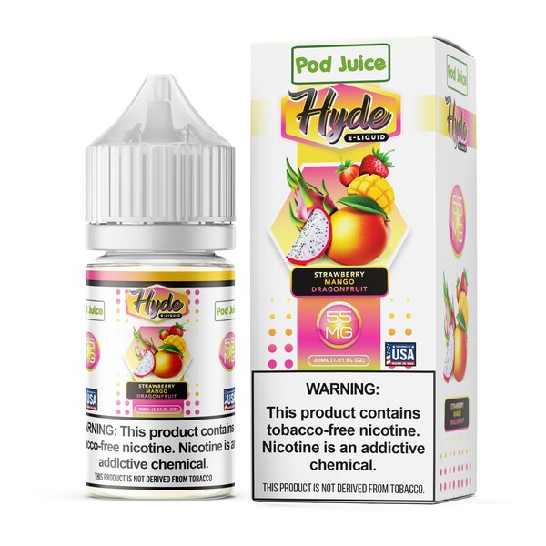 Hyde Pod Juice Synthetic Salts - Strawberry Mango DragonFruit 30mL