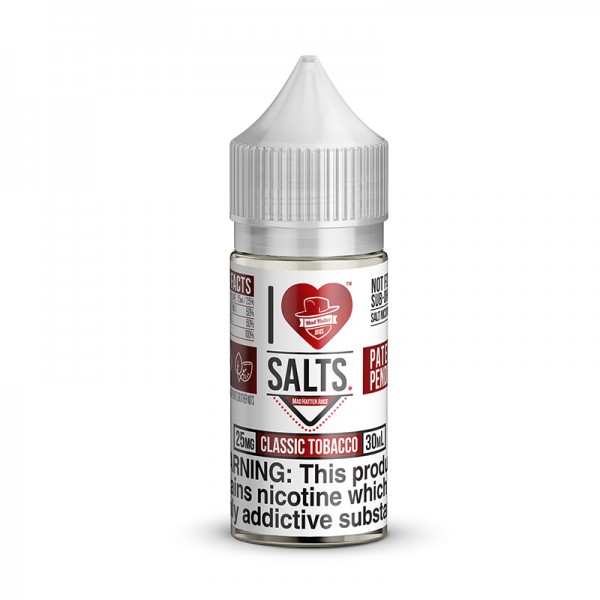 I Love Salts Synthetic - Classic Tobacco 30mL