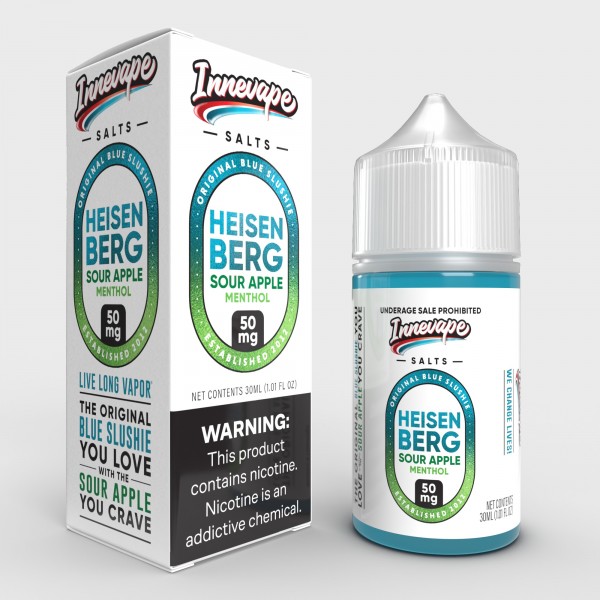 Innevape Salts - Heisenberg Sour Apple Menthol 30mL