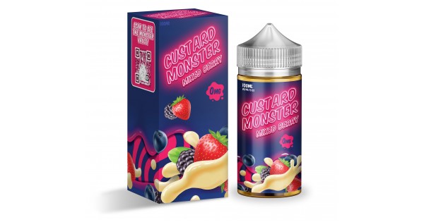 Custard MONSTER Synthetic - Mixed Berry Custard 100mL, custard monster