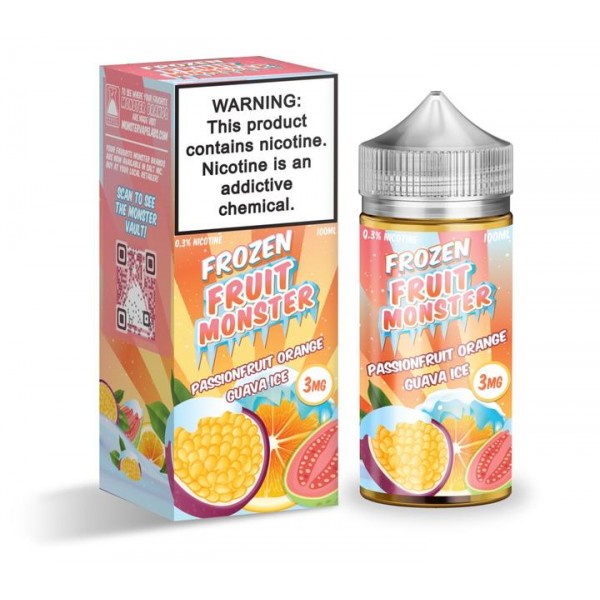 Frozen Fruit MONSTER Synthetic - Passionfruit Orange Guava ICE 100mL