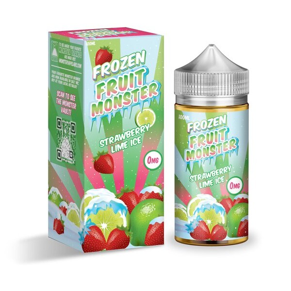 Frozen Fruit MONSTER Synthetic - Strawberry Lime ICE 100mL