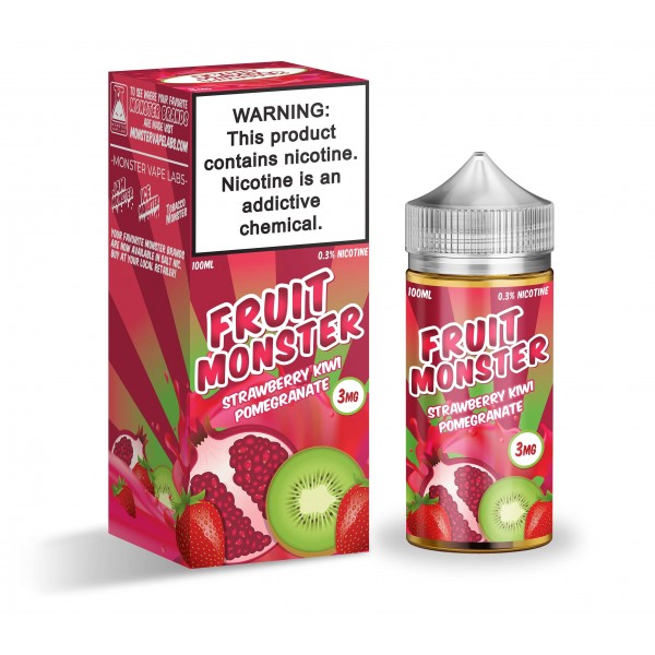 Fruit MONSTER Synthetic - Strawberry Kiwi Pomegranate 100mL