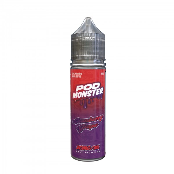 Pod Monster Synthetic Salt - Cranberry Grape 60mL